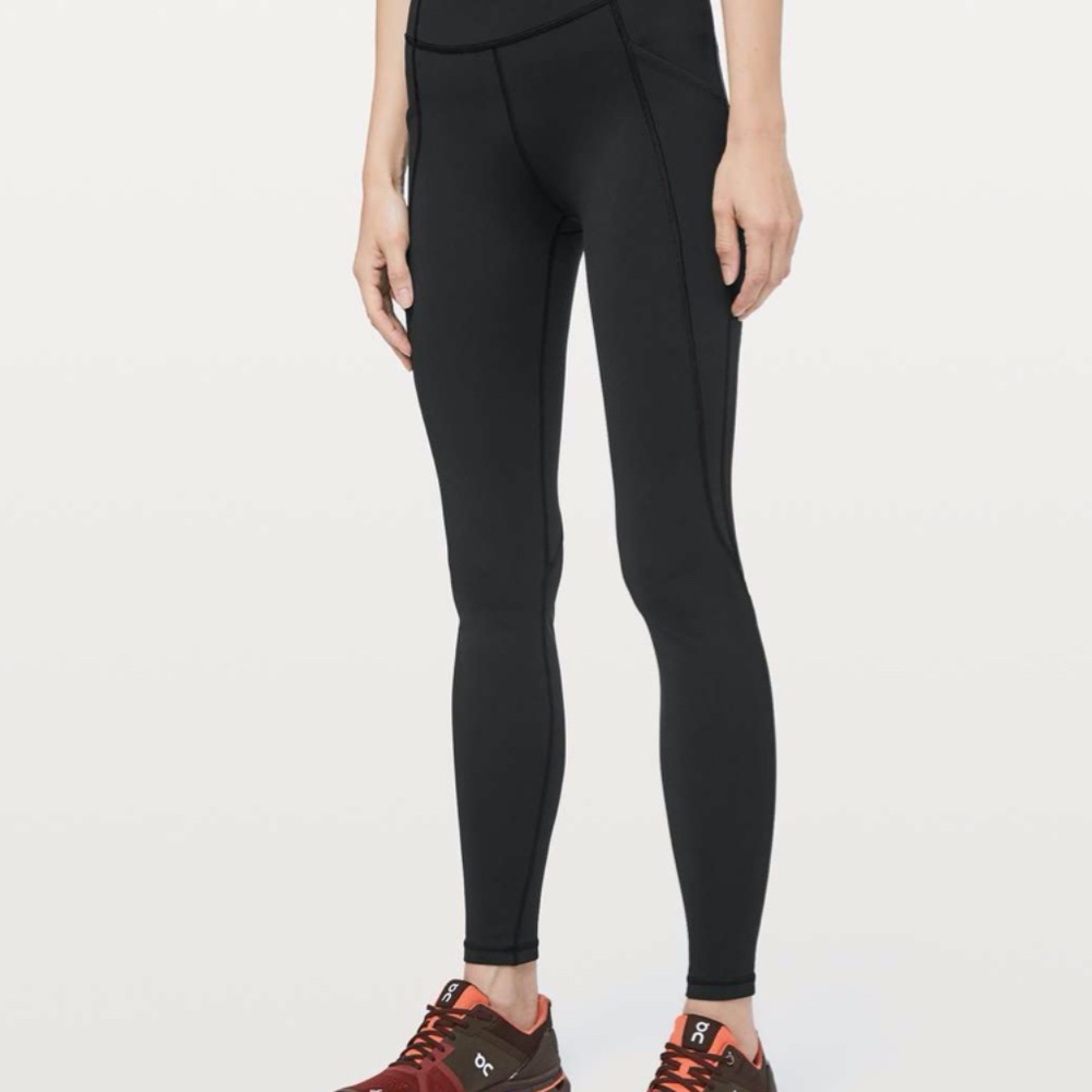 Lululemon Time to Sweat Legging 28" size 8 in black barely worn